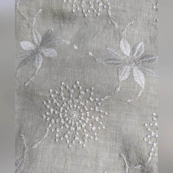 Terzo Millenio 100% Italian Linen Sleeveless Midi Dress Size Small - Picture 3 of 13